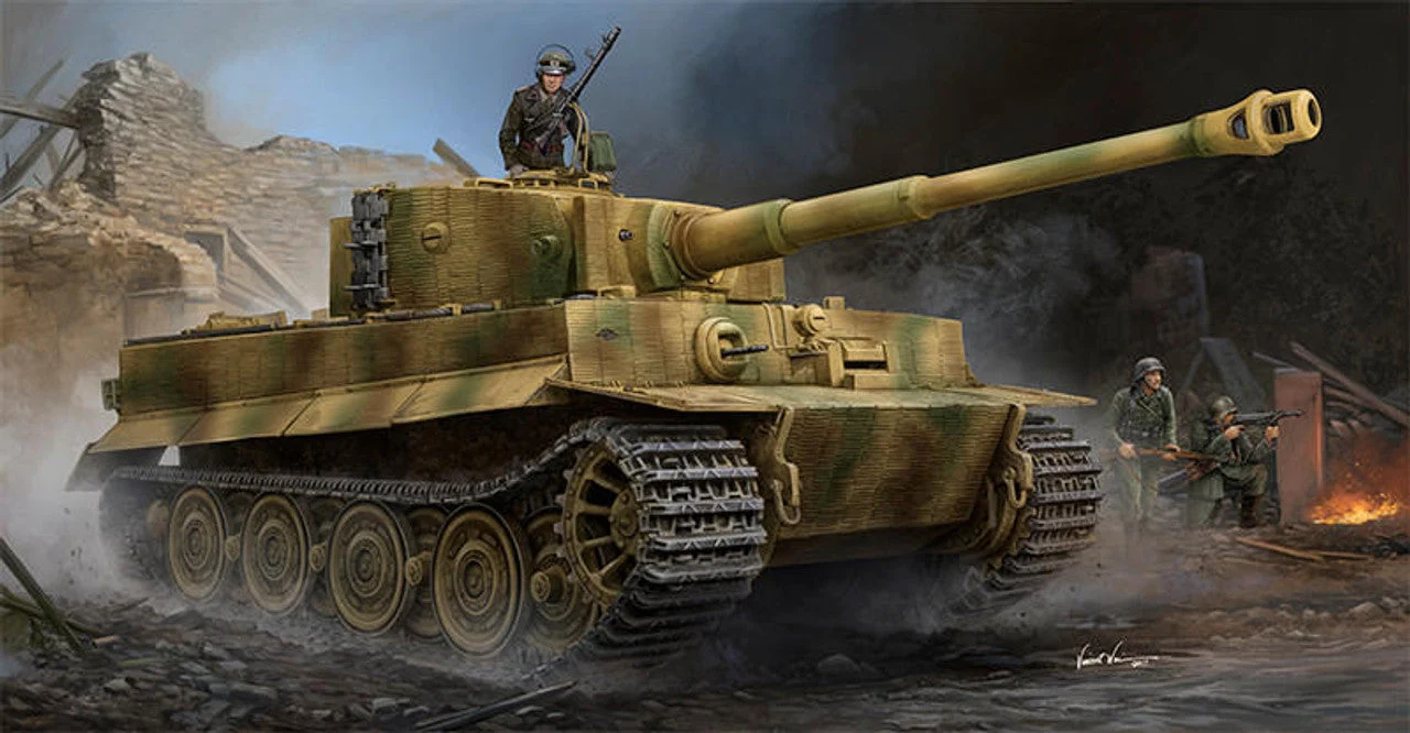 Trumpeter 1/35 Trumpeter PzKpfw VI Ausf E SdKfz 181 Tiger I Tank Late Production w/Zimmerit