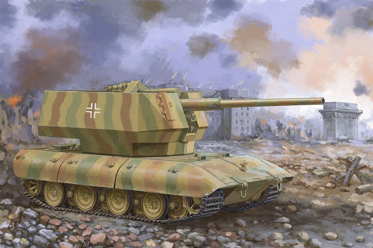Trumpeter 1/35 Trumpeter E-100 Flakpanzer w/12.8cm Flak 40