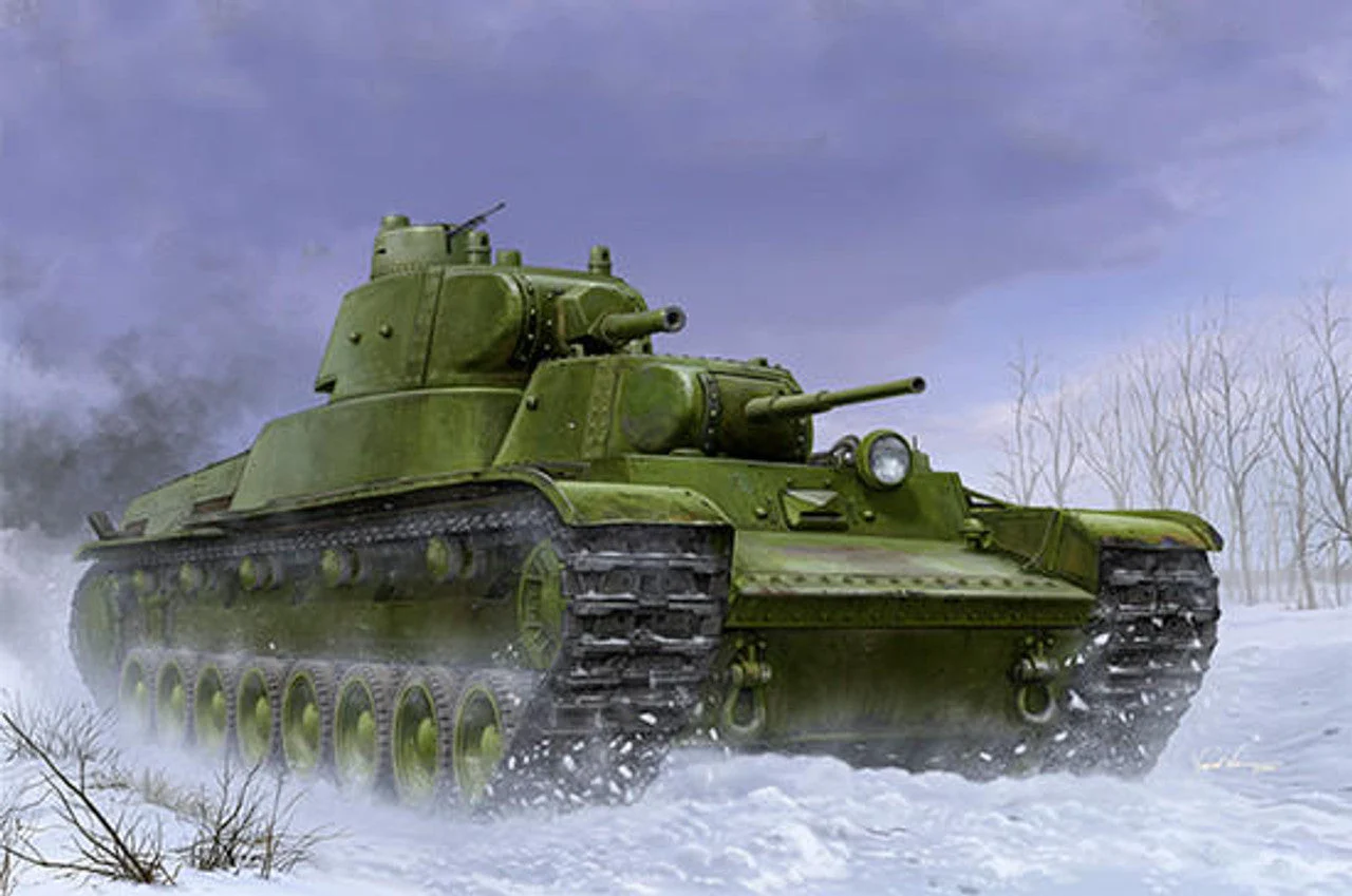 Trumpeter 1/35 Trumpeter Soviet T100 Heavy Tank Plastic Model Kit