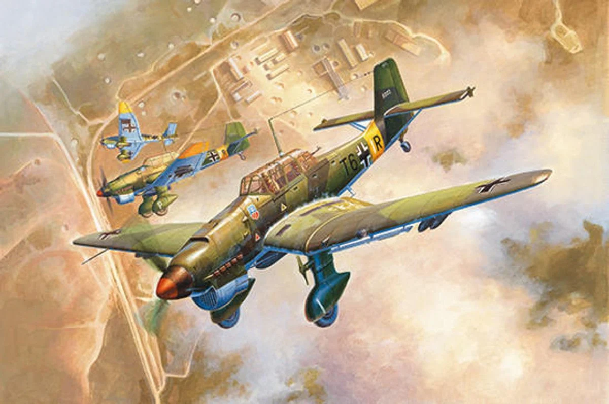 Trumpeter 1/24 Trumpeter Junkers Ju87B2 Stuka German Dive Bomber