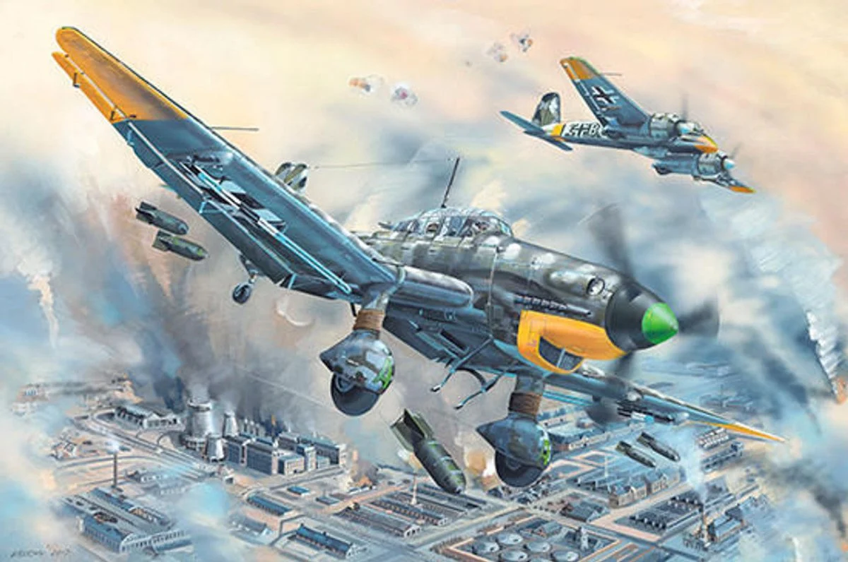 Trumpeter 1/24 Trumpeter Junkers Ju87D5 Stuka German Dive Bomber