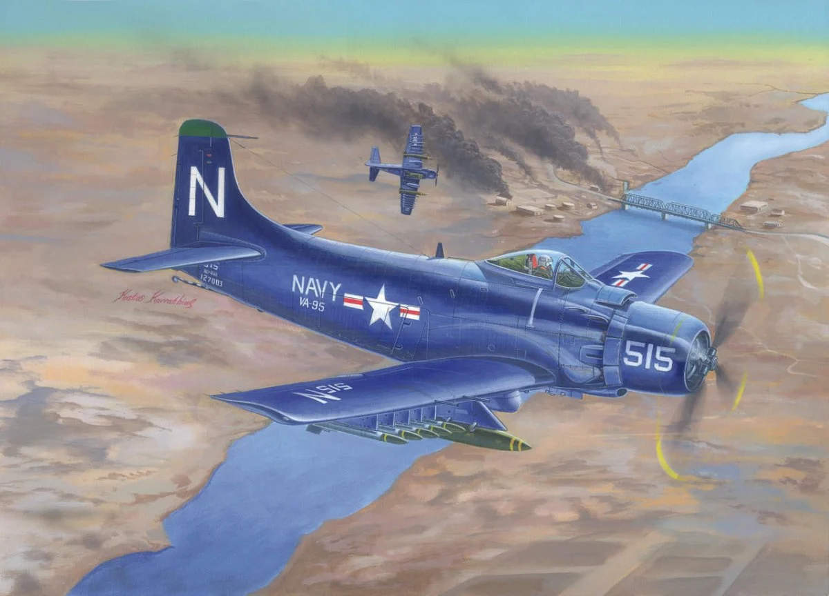Trumpeter 1/32 Trumpeter A1D AD4 Skyraider USN Aircraft