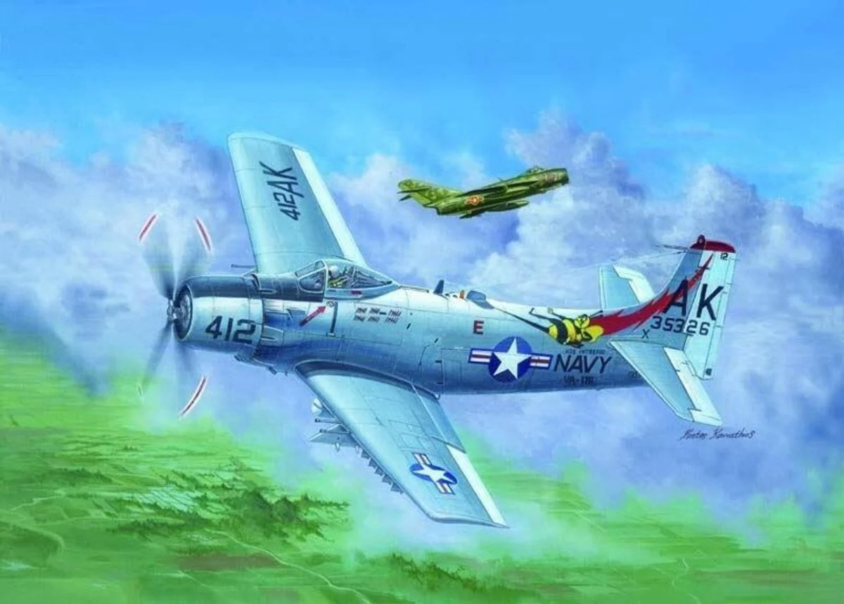 Trumpeter 1/32 Trumpeter A1H AD6 Skyraider Aircraft