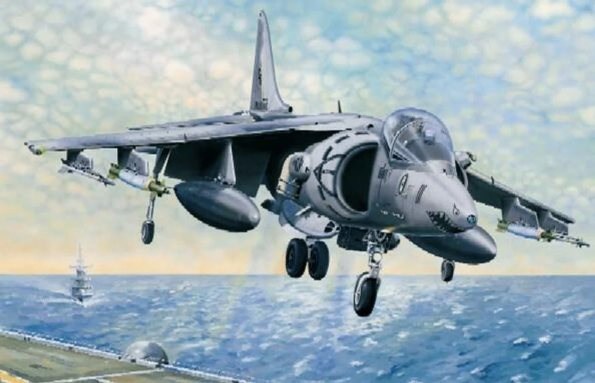 Trumpeter 1/32 Trumpeter AV8B Harrier II Early Version Attack Aircraft