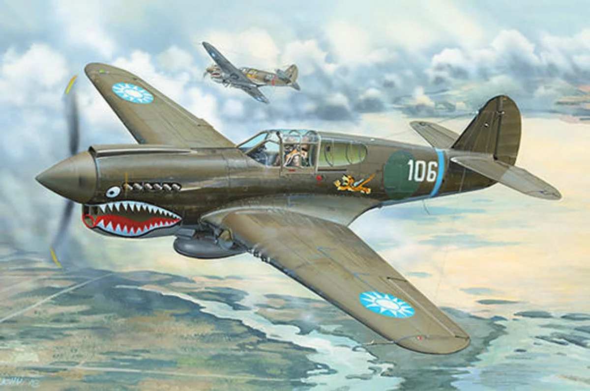 Trumpeter 1/32 Trumpeter P40E Kittyhawk Aircraft