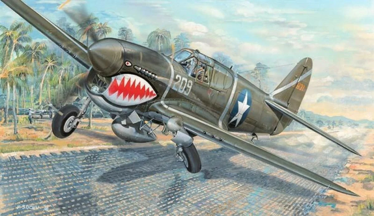 Trumpeter 1/32 Trumpeter P40F Warhawk Aircraft
