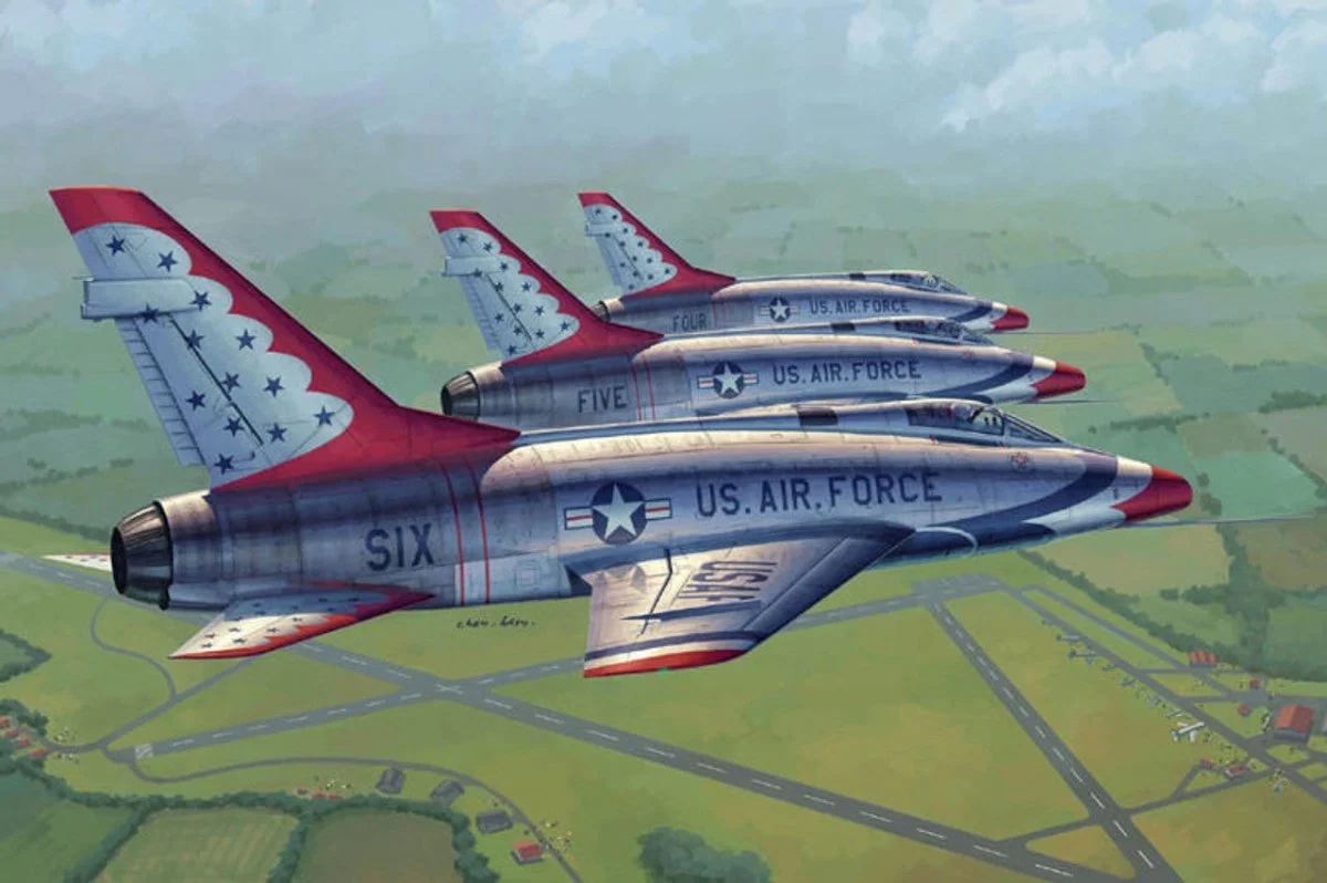 Trumpeter 1/48 Trumpeter F100D Thunderbirds USAF Aircraft