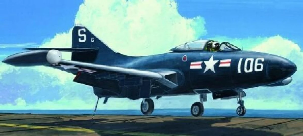 Trumpeter 1/48 Trumpeter F9F3 Panther USN Fighter