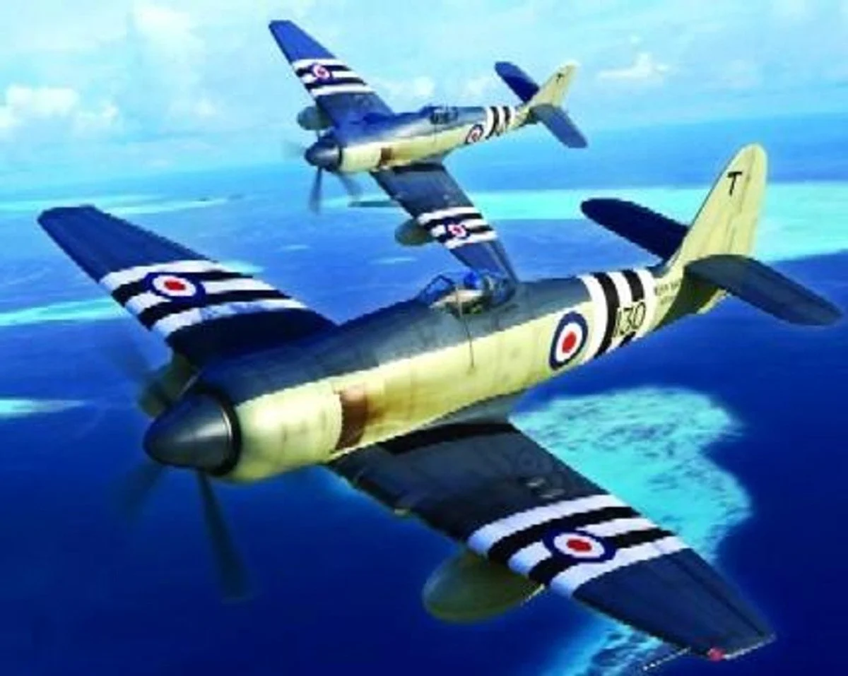 Trumpeter 1/48 Trumpeter Hawker Sea Fury FB11 Fighter