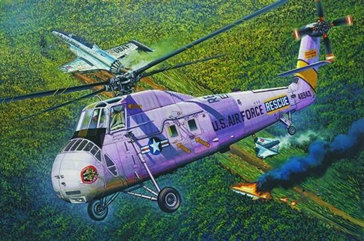 Trumpeter 1/48 Trumpeter HH34J USAF Combat Rescue Helicopter (Formerly Gallery Models)