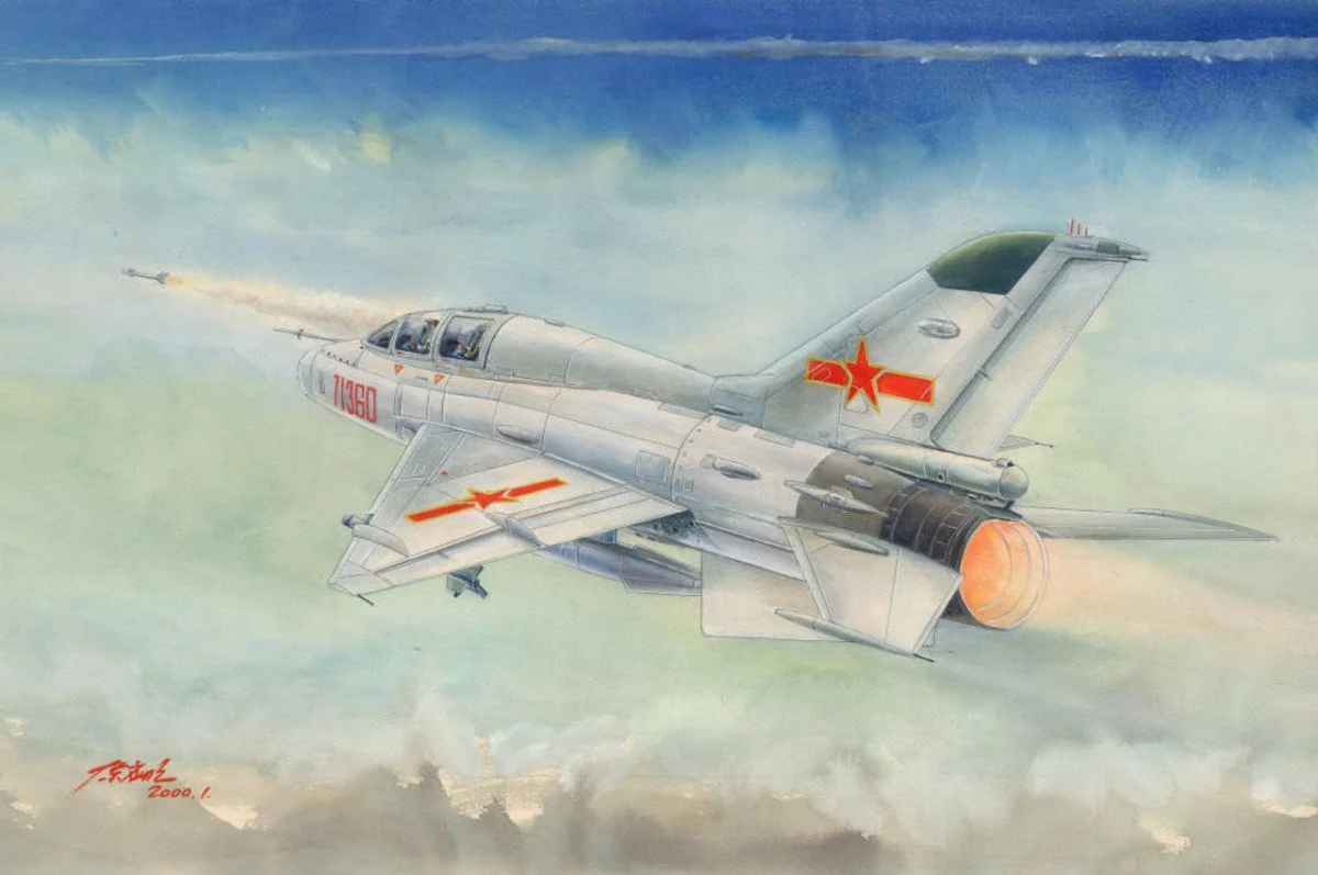 Trumpeter 1/48 Trumpeter JJ-7 Trainer Plastic Model Kit