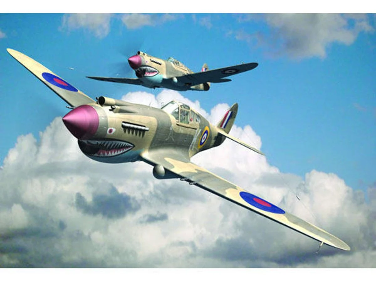 Trumpeter 1/48 Trumpeter P40B Warhawk (Tomahawk Mk IIA) Fighter
