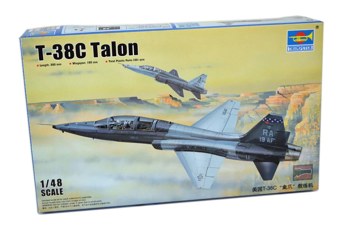 Trumpeter 1/48 Trumpeter USAF T38C Talon Jet Trainer Plastic Model Kit