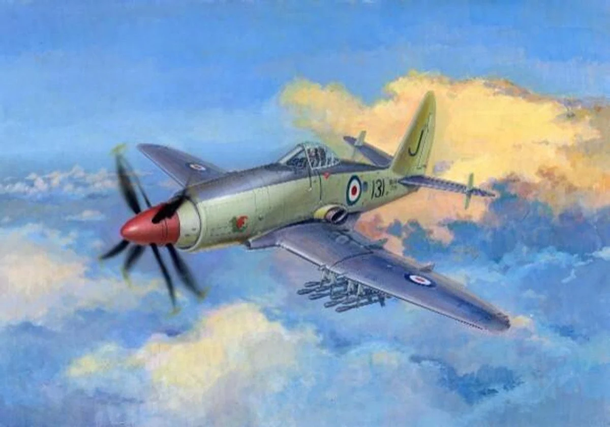 Trumpeter 1/48 Trumpeter Wyvern S4 Early Version British Fighter