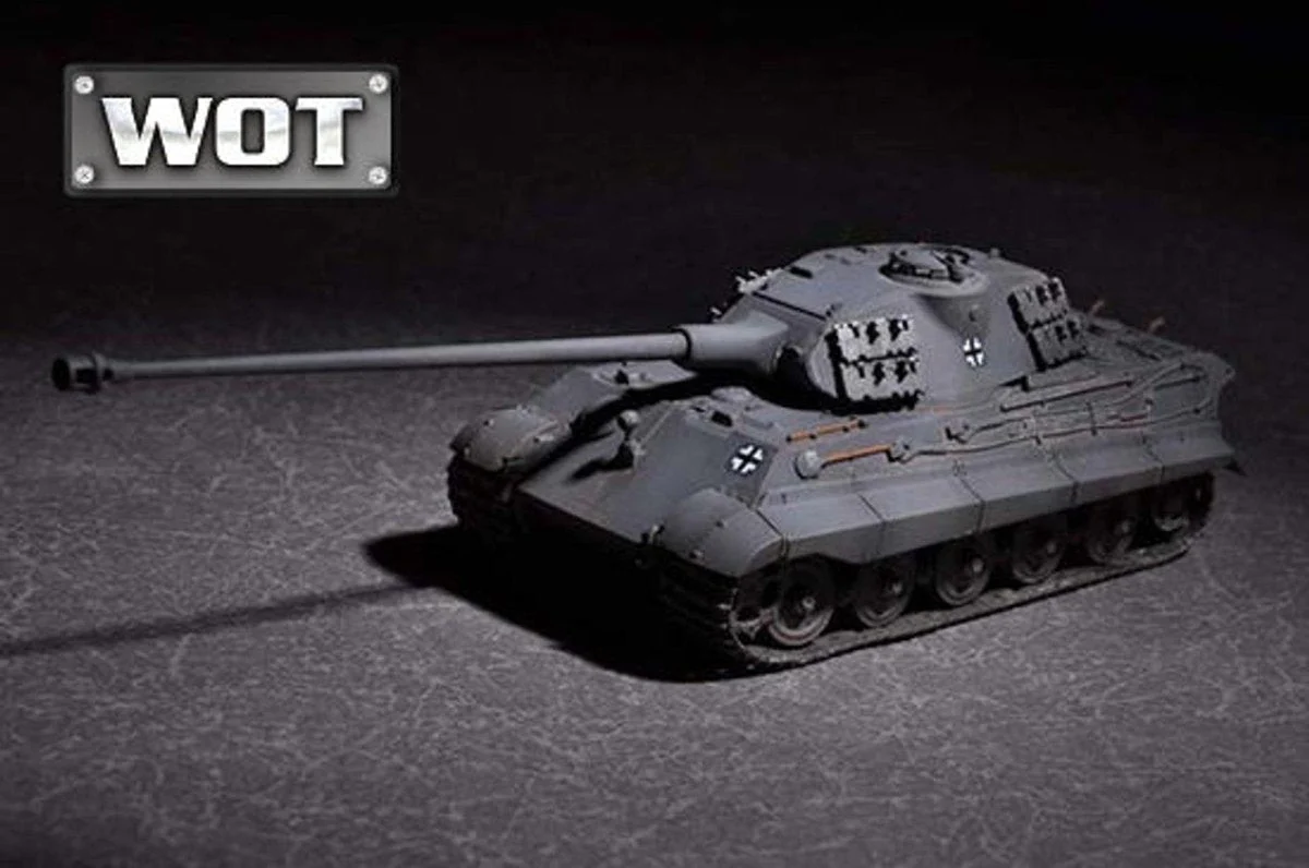 Trumpeter 1/72 Trumpeter German King Tiger w/105mm KWK L/68 Model Kit