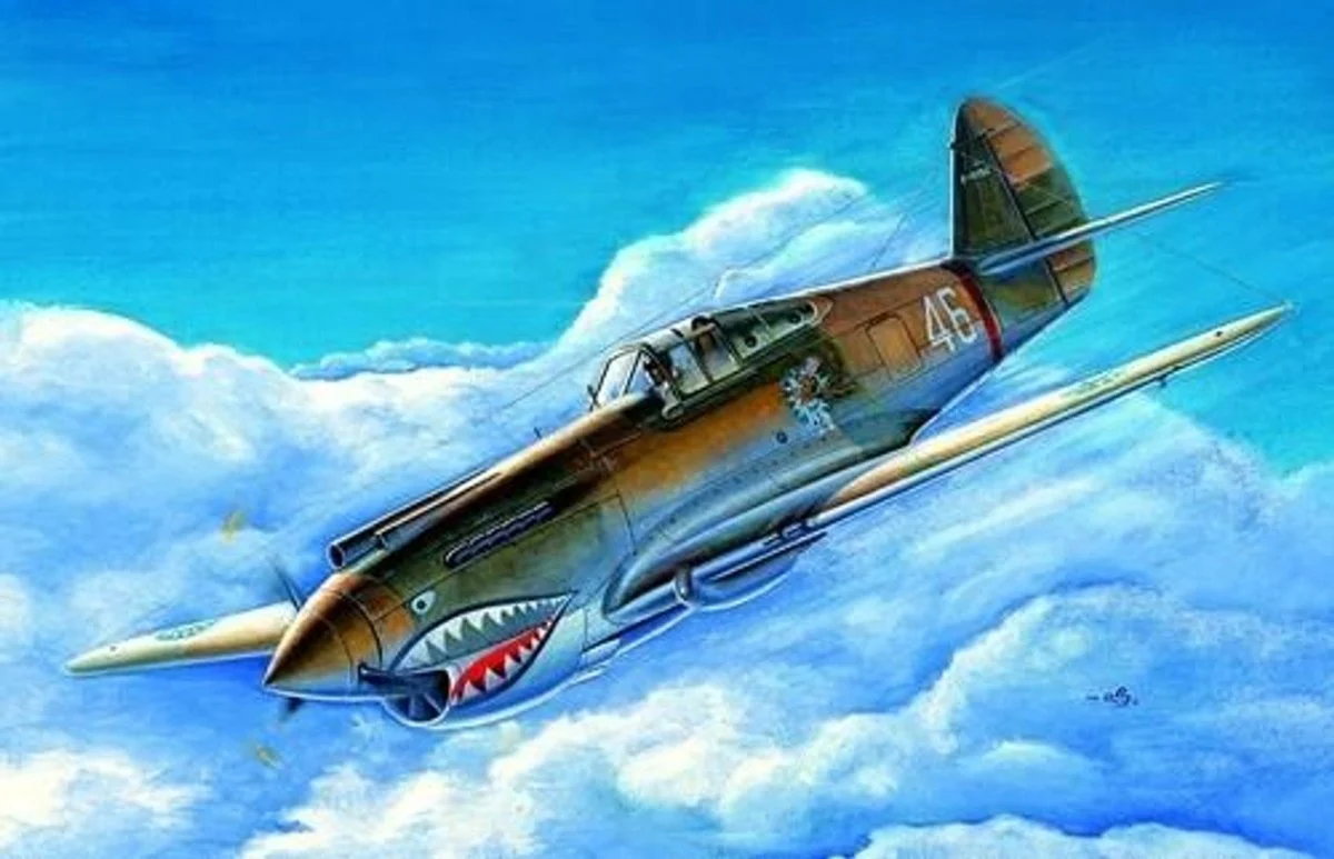 Trumpeter 1/72 Trumpeter P40B/C Warhawk Fighter