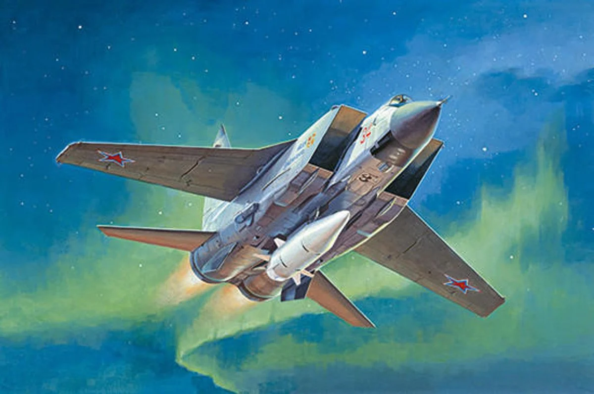 Trumpeter 1/72 Trumpeter Russian MiG31BM Foxhound Fighter w/KH47M2 Ballistic Missile