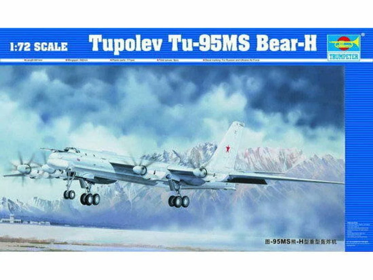 Trumpeter 1/72 Trumpeter Tupolev Tu95MS Bear H Bomber