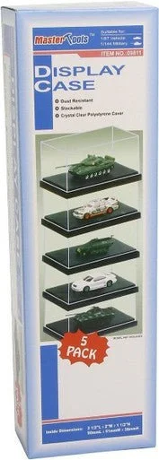 Trumpeter Display Case 90x51x38mm *5pcs (for 1/87 vehicles & 1/144 military)