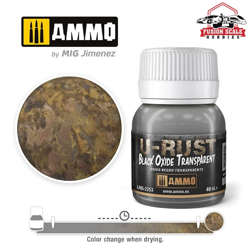 Ammo Mig Jimenez U-Rust Black Oxide Transparent
