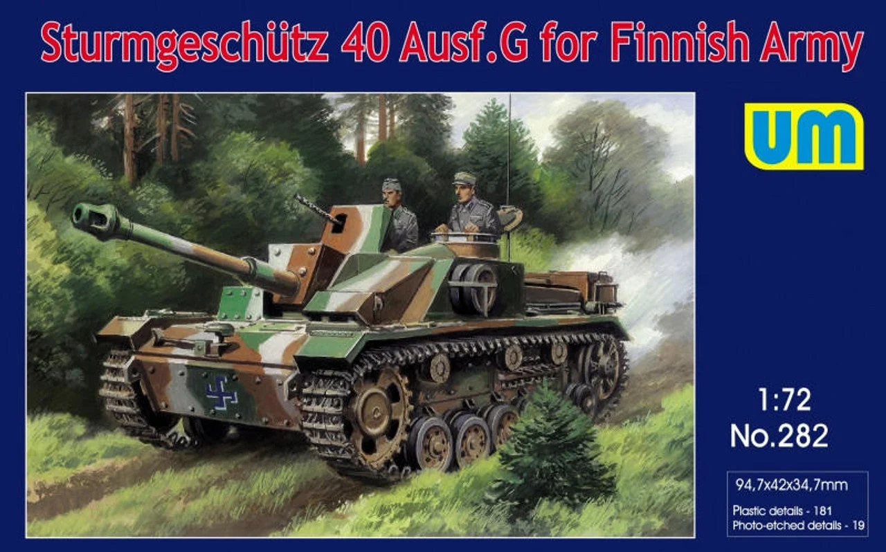 Uni Model 1/72 Uni Model Sturmgeschutz 40 Ausf.G for Finnish Army