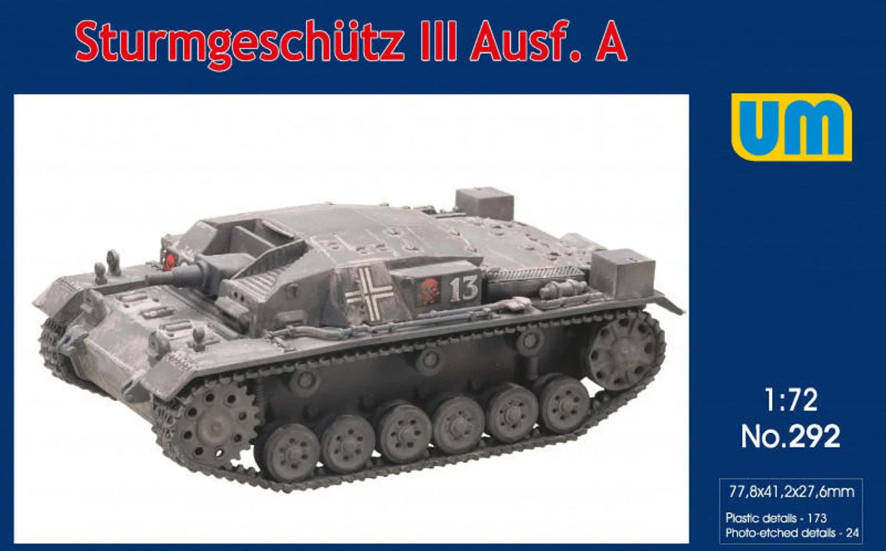 Uni Model 1/72 Uni Model Sturmgeschutz III Ausf A