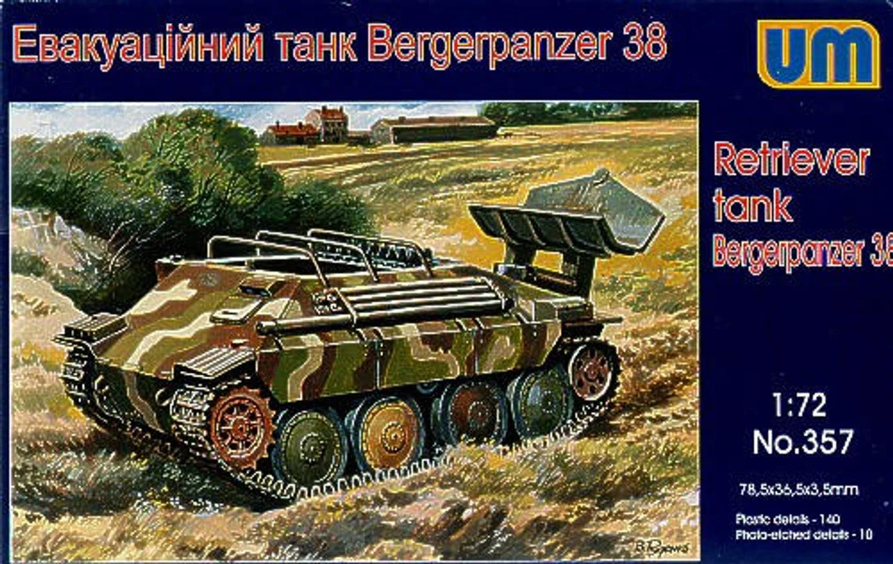Uni Model 1/72 Uni Model Bergerpanzer 38 (Hetzer)