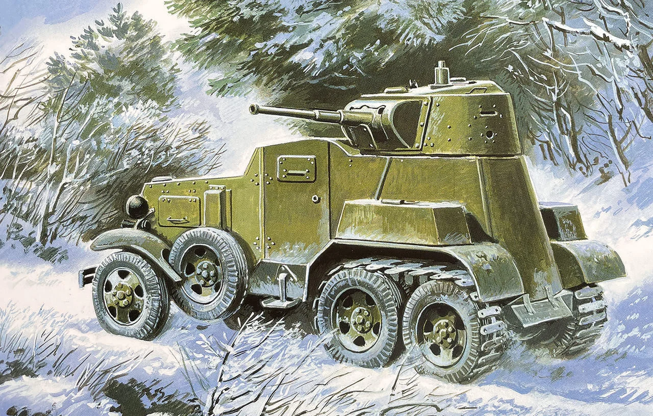 Uni Model 1/72 Uni Model Armored Vehicle BA10 (railway version)