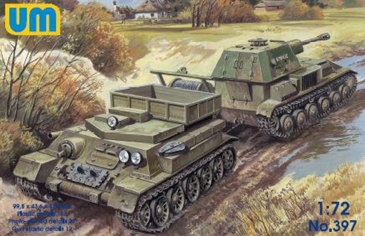 Uni Model 1/72 Uni Model Retriever on T-34 basis with SPG SU-76
