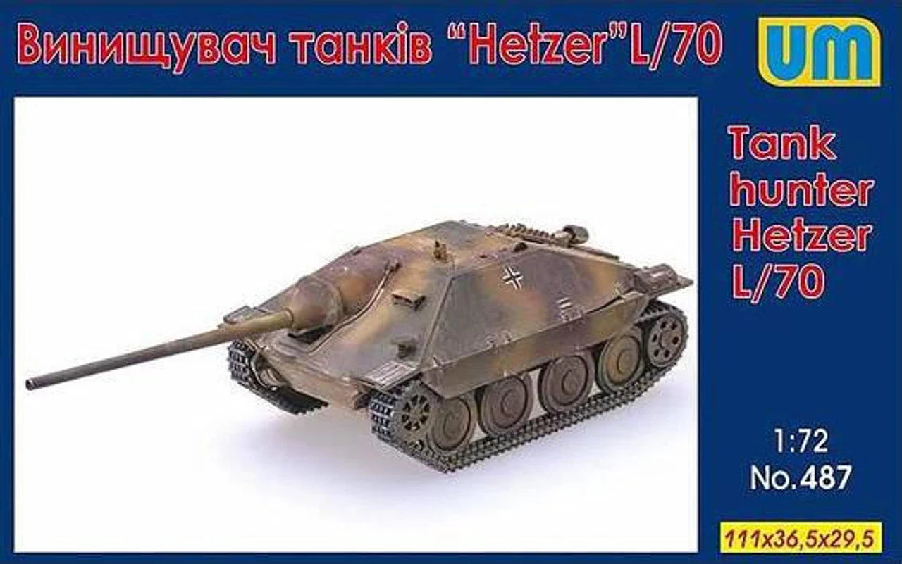 Uni Model 1/72 Uni Model Tank hunter Hetzer L/70