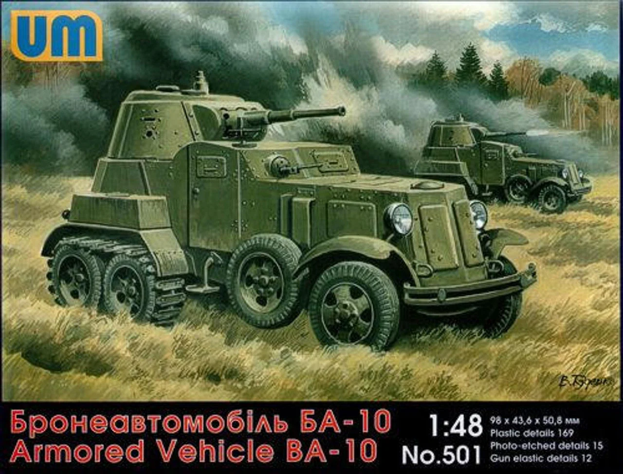 Uni Model 1/48 Uni Model Armored Vehicle BA-10