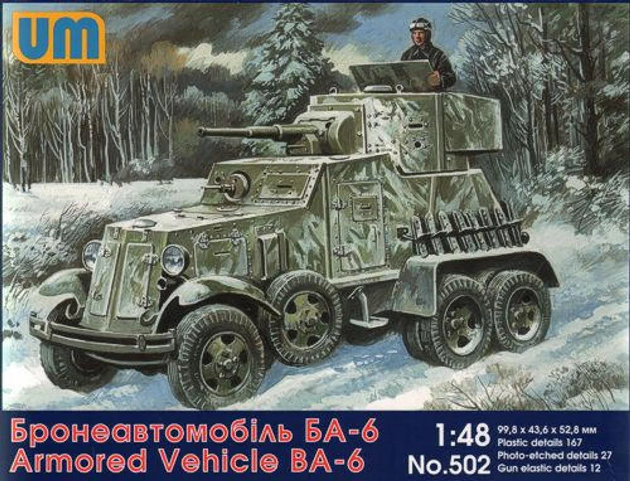 Uni Model 1/48 Uni Model Armored Vehicle BA-6