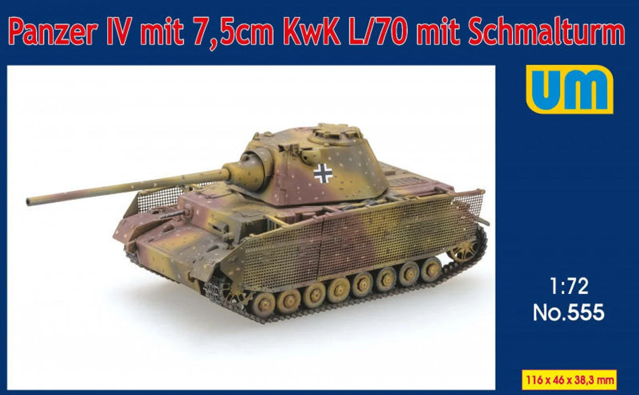 Uni Model 1/72 Uni Model Panzer IV mit 7.5 cm KwK L/70 mit Schmalturn