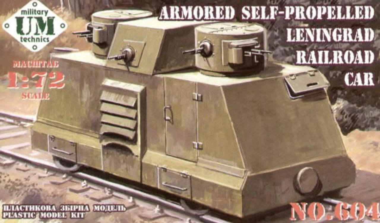 Uni Model 1/72 Uni Model Armored self-propelled Leningrad railroad car