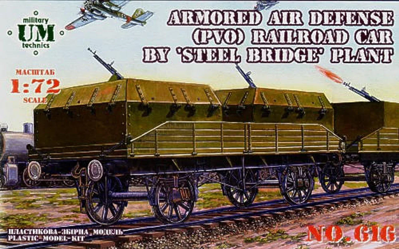 Uni Model 1/72 Uni Model Armored Anti-Aircraft mount built by 'Steel bridge' factory