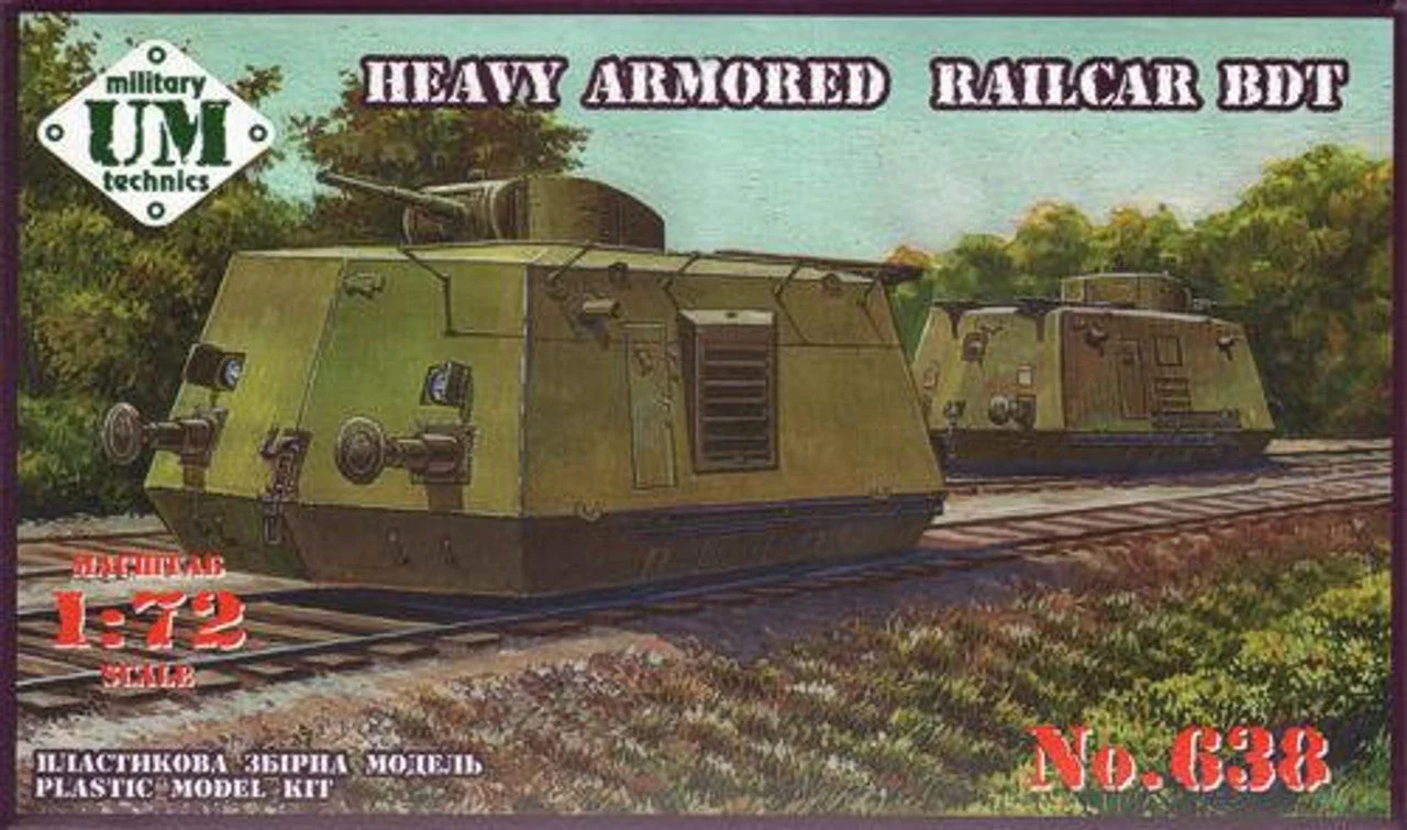 Uni Model 1/72 Uni Model Heavy armored railcar BDT