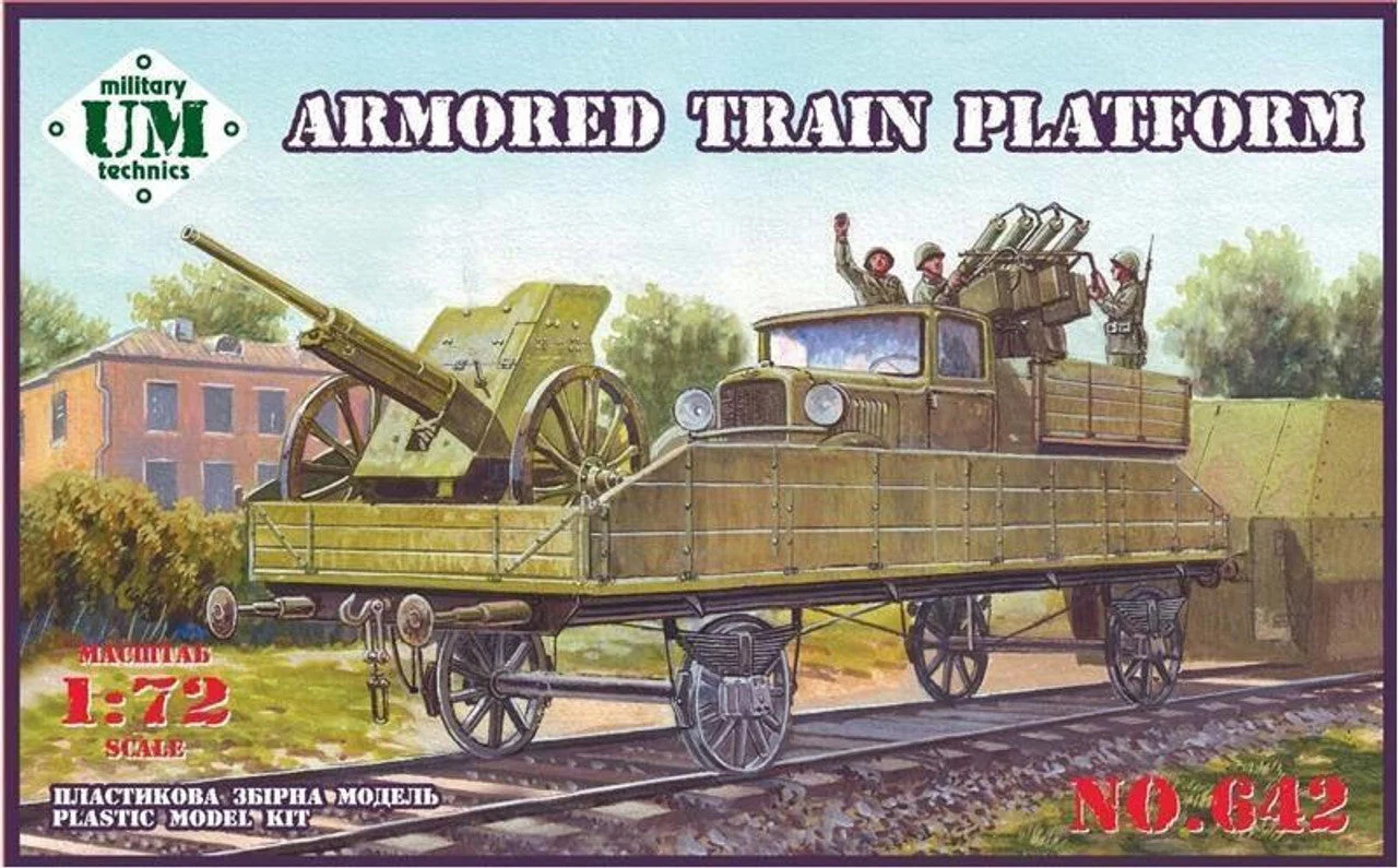 Uni Model 1/72 Uni Model Armored train platform