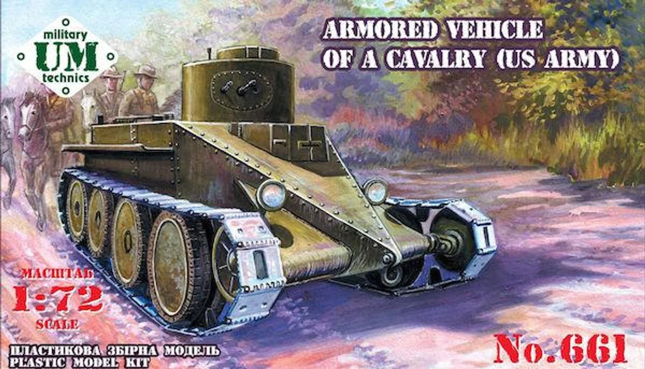Uni Model 1/72 Uni Model Armored vehicle of a cavalry Combat Car T1 (US army)