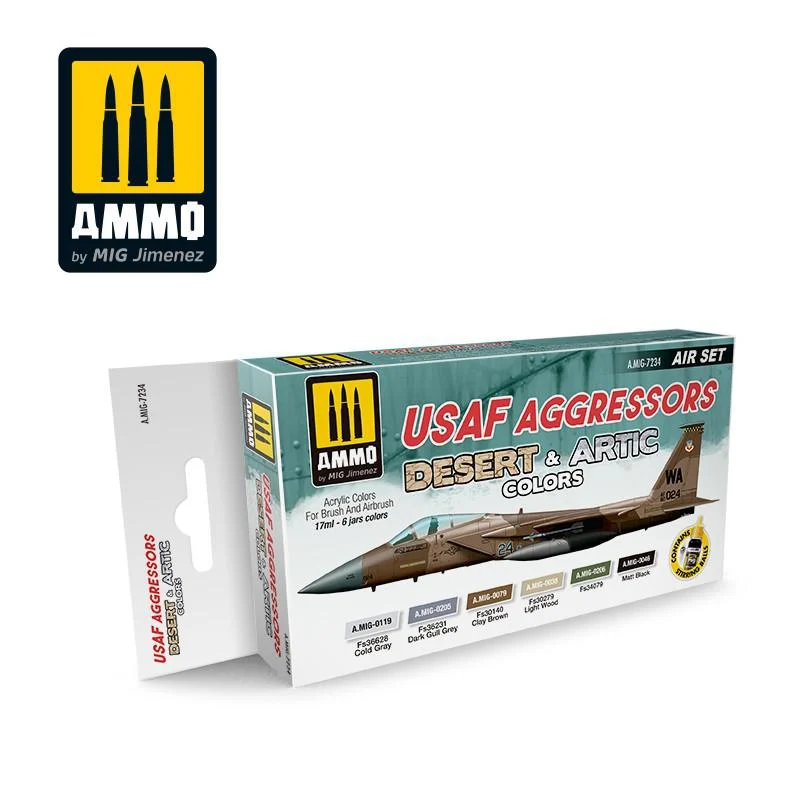 Ammo Mig Usaf Aggressors. Desert & Artic Colors - Ammo Mig Jimenez