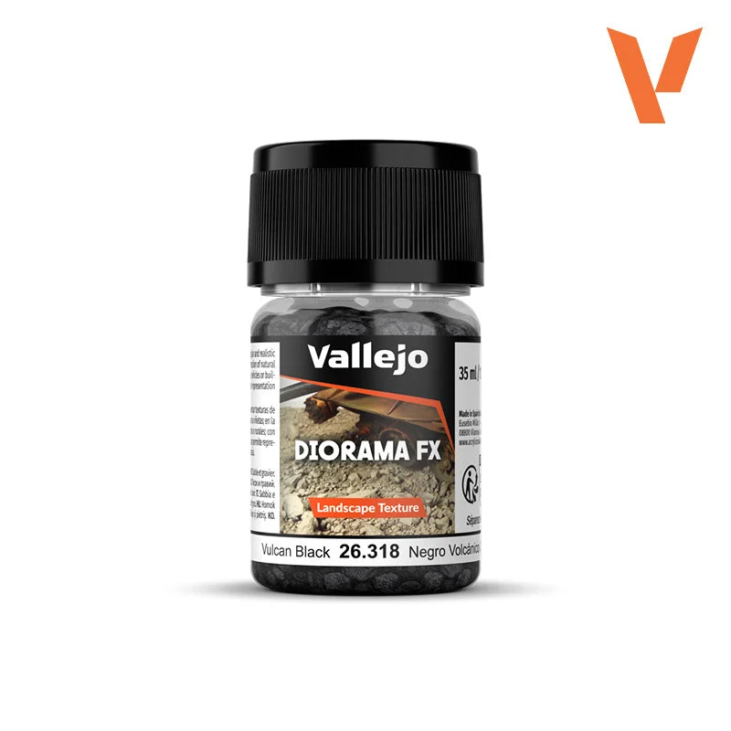 Vallejo Vulcan Black 2-5 mm 35ml Bottle