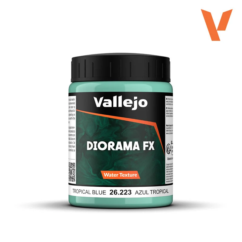 Vallejo Tropical Blue Texture Diorama Effect 200ml Bottle