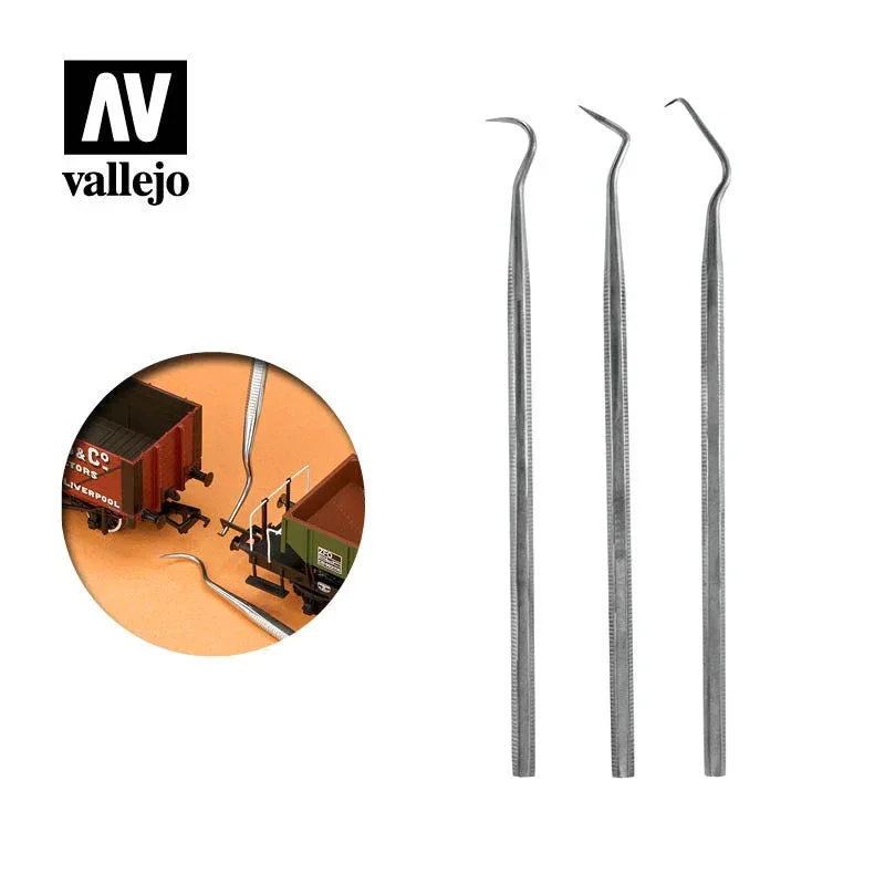 Vallejo Set of 3 Stainless Steel Probes - 2001