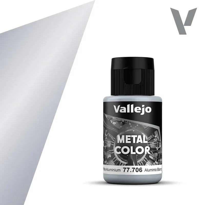 Vallejo 32ml White Aluminium - 77706