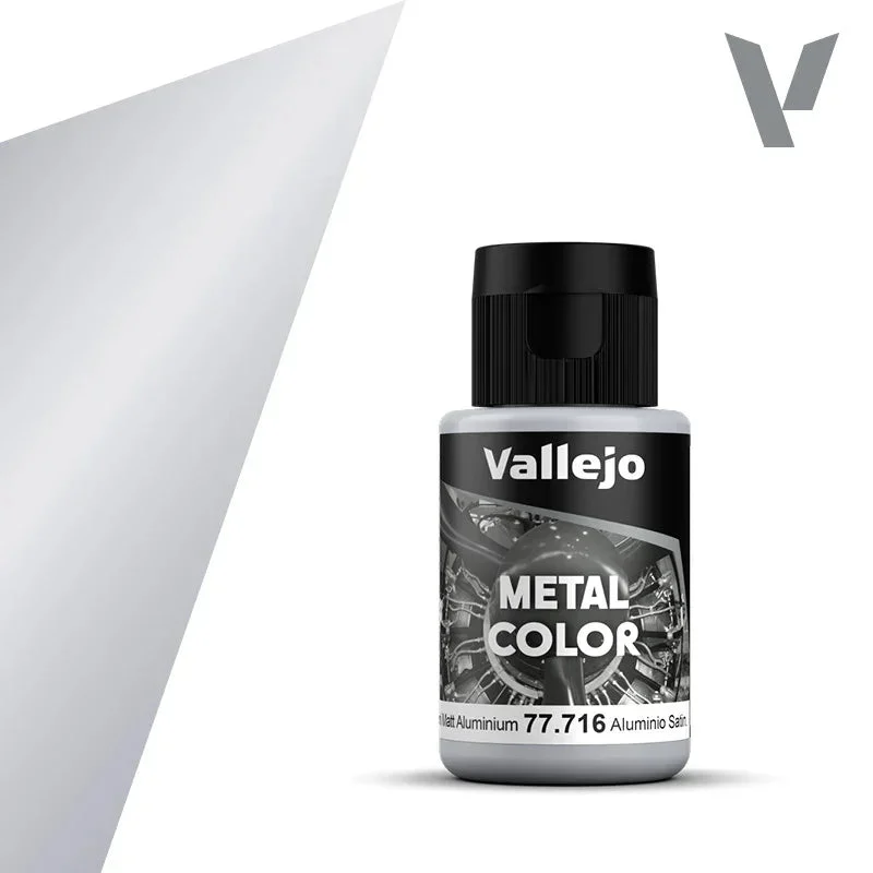 Vallejo 32ml Semi Matt Aluminium - 77716