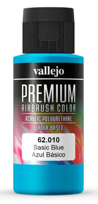 Vallejo Premium Airbrush Color Basic Blue 60ml 62010