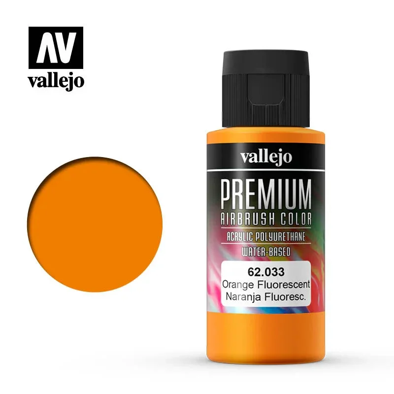 Vallejo 60ml Fluorescent Orange - 62033