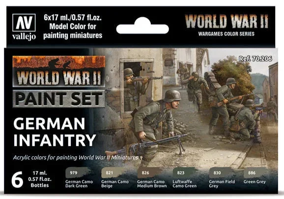 Vallejo WWII German Infantry 70.206