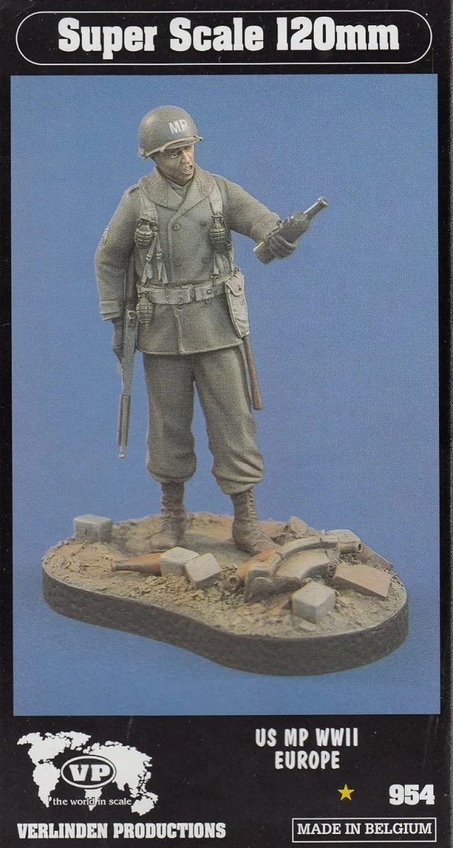 Verlinden 120mm Figure US MP WWII Europe - Verlinden Productions