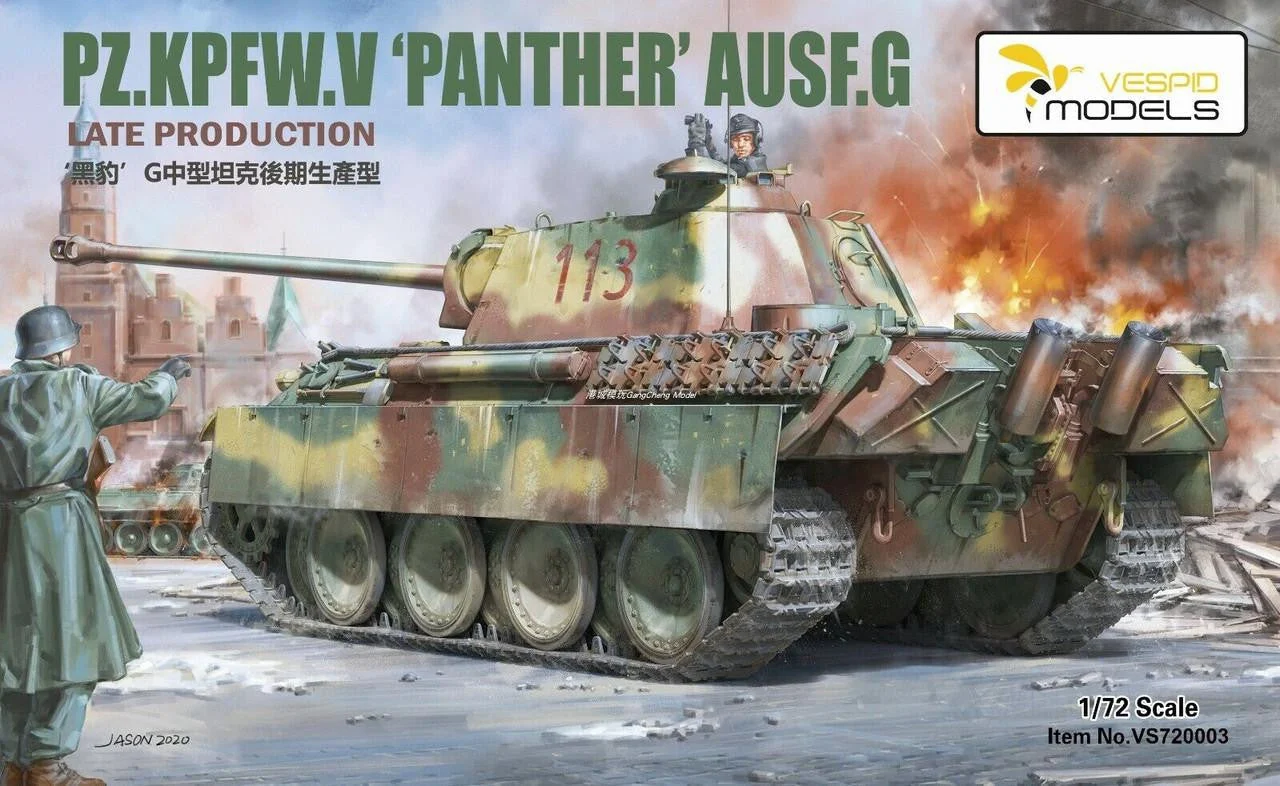 Vespid 1/72 Pz.Kpfw.V Panther Ausf.G Late Production