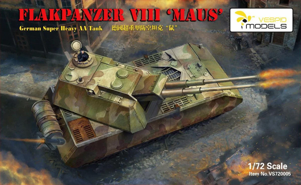 Vespid 1/72 Flakpanzer VIII Maus